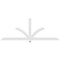 Ekena Millwork Redmond Architectural Grade PVC Gable Bracket, 96"W x 36"H x 2"D x 4"F, 9/12 Pitch GBP096X36X0204RED00 - alternate 3